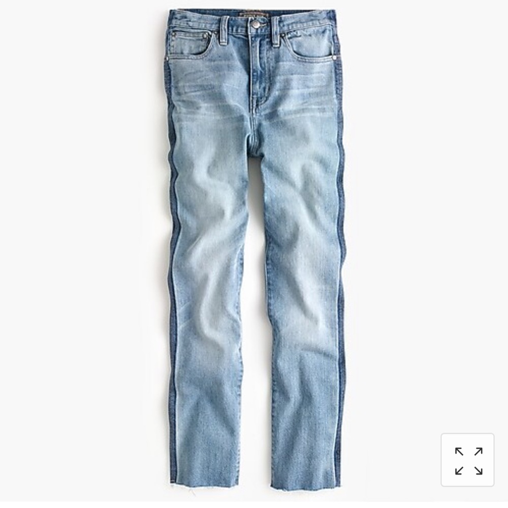 J.crew Point Sur shoreditch straight Jean pale ice